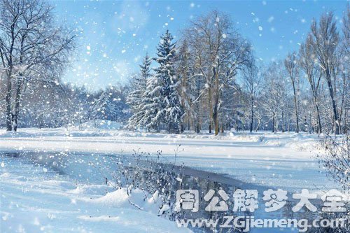 窗外下雪