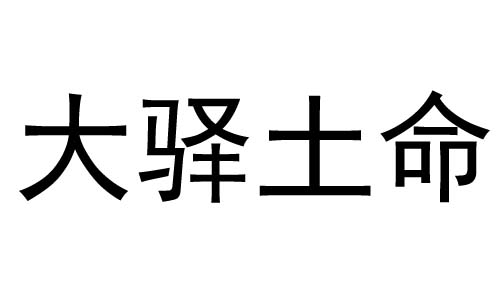 大驿土命是什么意思？大驿土命好不好？