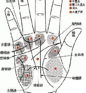 手相,感情纠葛