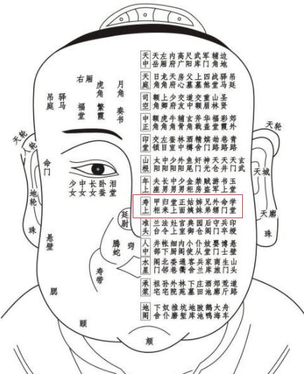 《太清神鉴》面部一百二十部位详解（建议收藏）