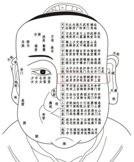 《太清神鉴》面部一百二十部位详解（建议收藏）