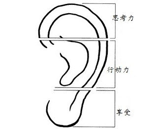 耳朵算命图解,耳朵运势