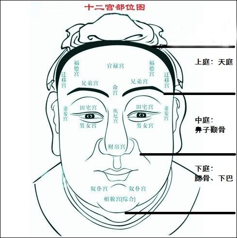 古代面相秘诀，额头天庭论命刘恒注解