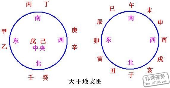 天干地支,十二地支,天干